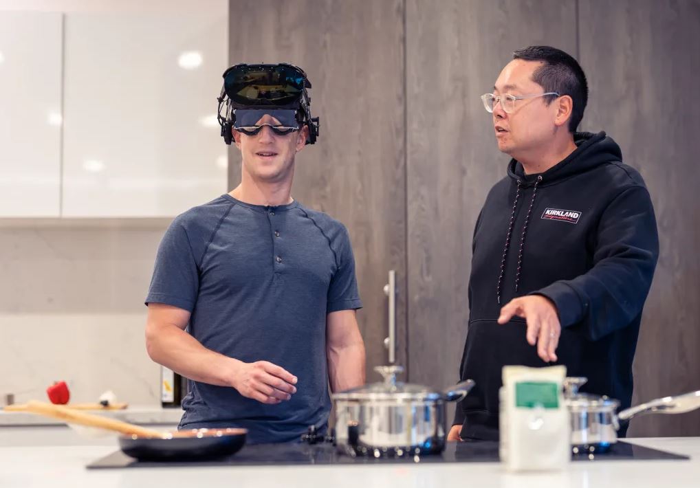 Mark Zuckerberg Orion demo